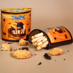 تصویر کراکر کره بادام زمینی شکلاتی 