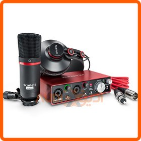 تصویر پکیج استودیویی Focusrite مدل Scarlett 2i2 studio 2nd Gen 