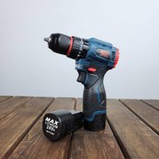 تصویر دریل شارژی باس مدل BS3034 ظرفیت ۲۴ ولت براشلس سه نظام فلزی 