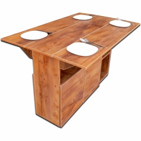 تصویر میز ناهار خوری تاشو 4N folding dining Table