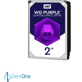 تصویر هارد دیسک اینترنال وسترن دیجیتال مدل Purple WD10PURZ ظرفیت 2 ترابایت 