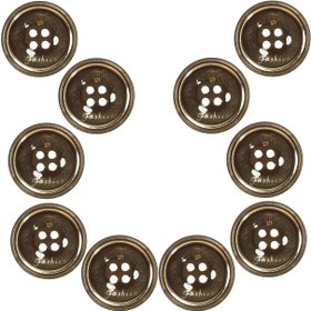 تصویر دکمه مدل Y1492 بسته 10 عددی 