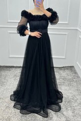 تصویر لباس مجلسی و شب ماکسی مدل تیفانی Dress and short night