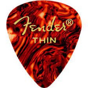 تصویر Fender Classic Shell Pick Thin 12 Pack 