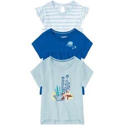 تصویر پک ۳ عددی تیشرت دخترانه برند لوپیلو Pack of 3 girls' T-shirts from the Lupillo brand