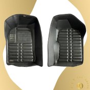 تصویر کفپوش پنج بعدی پادرا رنگ مشکی | زرین فرش (AM) 