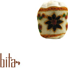 تصویر پته مفشویی کوچک سفید تک گل 