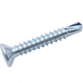 تصویر پیچ سر مته سایز 25×3٫9 میلی متر پک 1000 عددی Self Drilling Screw Phil Flat Head