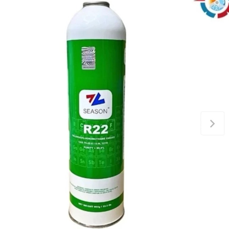 گاز مبرد R22 سیزن وزن ۱ کیلوگرم