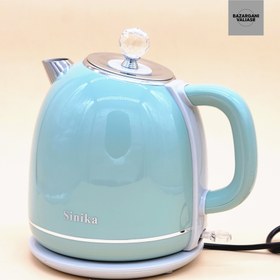 تصویر کتری برقی ۲/۵ لیتری داخل استیل سینیکا - سبز 