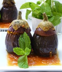 تصویر دلمه بادمجان نیمه آماده 500 گرم- ارسال فقط برای تهران 