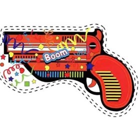 تصویر کاغذ پاش تفنگی 