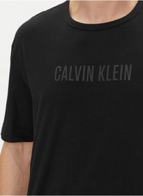 تصویر تی‌شرت گردن گرد با لوگو برند Calvin Klein Logo Crew Neck T-Shirt