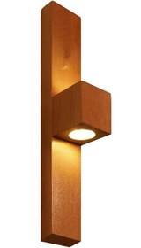 تصویر دیوار کوب دوطرفه چوب راش مسینا U2 wall lamp U2