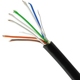 تصویر کابل مخابراتی CCA بیرون ساختمان (زمینی) 0.5×2×2 رویان Outdoor telecommunication cable CCA (ground) 2*2*0.5 Royan