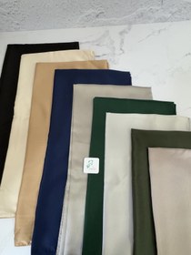 تصویر روسری ساتن سیلک رنگی 