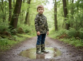 تصویر چکمه تکاوری پسرانه 