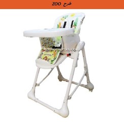 تصویر صندلی غذا کودک زویه مدل Z112 طرح سنگ درشت 