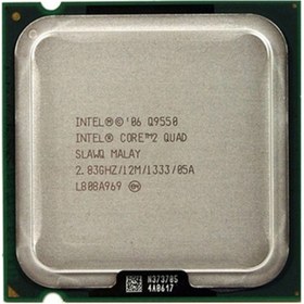 تصویر پردازنده مرکزی اینتل مدل Core2 Quad Q9550 ا Intel Core2 Quad Q9550 Yorkfield TRAY CPU Intel Core2 Quad Q9550 Yorkfield TRAY CPU