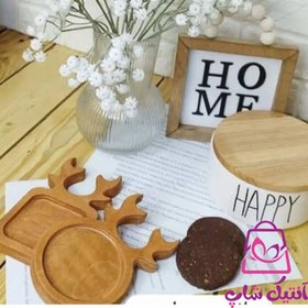 تصویر زیر لیوانی چوبی 