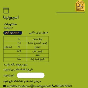 تصویر اسپرولینا سبز 