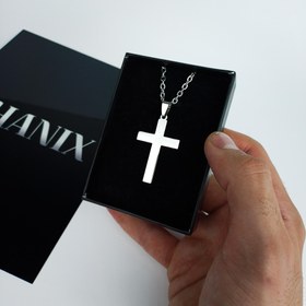 تصویر زنجیر و پلاک صلیب کد ۵۵۸ 