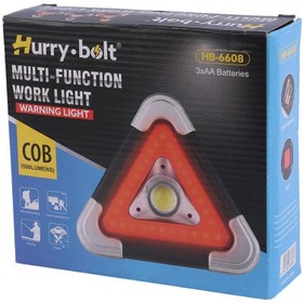 تصویر چراغ خطر چند حالته شارژی خورشیدی Hurry.bolt HB-6609 Hurry.bolt HB-6609 Warning Light