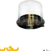 تصویر ظرف یکبار مصرف کاپ کیک ۳۰۰ عددی مشکی لوکس 