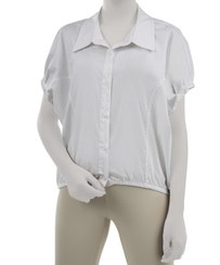 تصویر شومیز زنانه سفید سرژه Serge کد 207360 