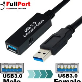 تصویر کابل افزایش طول 10 متری USB3.0 برند فرانت مدل FN-U3CF100 FARANET FN-U3CF100 Cable Extension USB3.0 10M