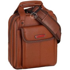 تصویر کیف دوشی پیر کاردین مدل LC71 با ضربه گیر چرم مصنوعی 