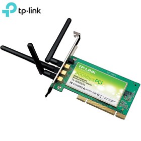 تصویر کارت شبکه PCI وایرلس N300 تی پی لینک مدل TP-Link TL-WN951N 