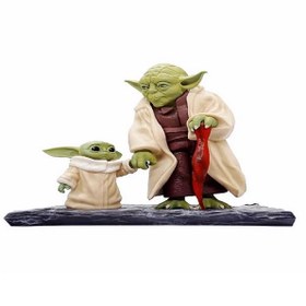 تصویر اکشن فیگور گروگو و استاد یودا Star Wars Grogu Master Yoda