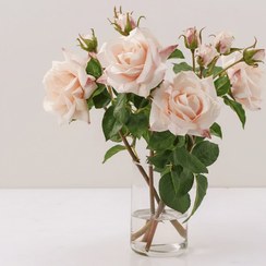 تصویر سرنا – گل رز صورتی (آرایش گل مصنوعی) کد99(آمریکا) 