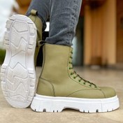 تصویر بوت چرم مردانه برشکا مشکی 