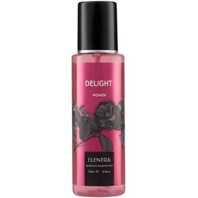 تصویر بادی اسپلش زنانه مدل Delight حجم 250 میل النترا Elentra Delight Body Splash For Women 250ml