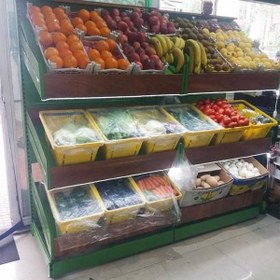 تصویر قفسه میوه سبزیجات فروشگاهی 
