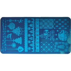 تصویر شابلون فلزی ناخن A18 