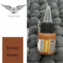 تصویر رنگ تتو engrave حجم 20 میل ساخت آلمان Honey Brown 