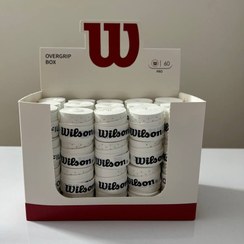 تصویر پک ۶۰ عددی اورگریپ ویلسون کارتنی - مشکی Wilson overgrip 60pics