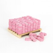 تصویر سنگ فرش موجی مینیاتوری صورتی 