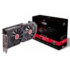 تصویر کارت گرافیک ایکس اف ایکس مدل RX 580 OC+ GTS 3X Black Edition 8GB (کار کرده) 