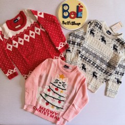 تصویر پلیور بافت کریسمسی بچه‌گانه برند لوپیلو 