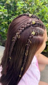 تصویر پک دو عددی مهره و حلقه مو 