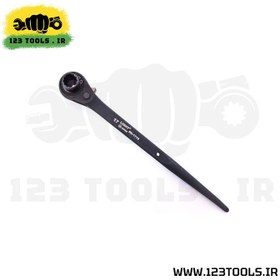 تصویر آچار رینگ جغجغه ای لایت ژاپن دم موشی سایز 19 - 17 مدل RH-1719-BC Light Socket Ratchet Wrench RH-1719-BC