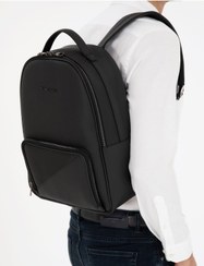 تصویر کیف دوشی مردانه پیر کاردین مدل 1048715 از چرم مصنوعی 