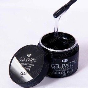 تصویر بیلدر ژل (سافت) کاشت ناخن کلییر ژل پارتی Gel party 