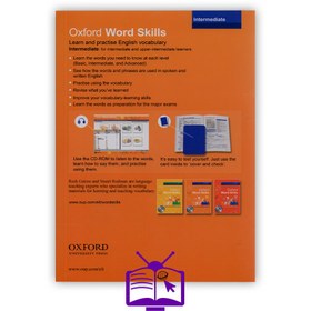 تصویر Oxford Word Skills Intermediate +CD وزیری کتاب ورد اسکیلز Oxford Word Skills Intermediate +CD