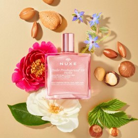 تصویر NUXE Huile Prodigieuse Shimmering Florale Multi Purpose Dry Oil روغن چندکاره شیمری نوکس رنگ رزگلد 