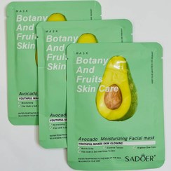 تصویر ماسک ورقه ای آووکادو SADOER 